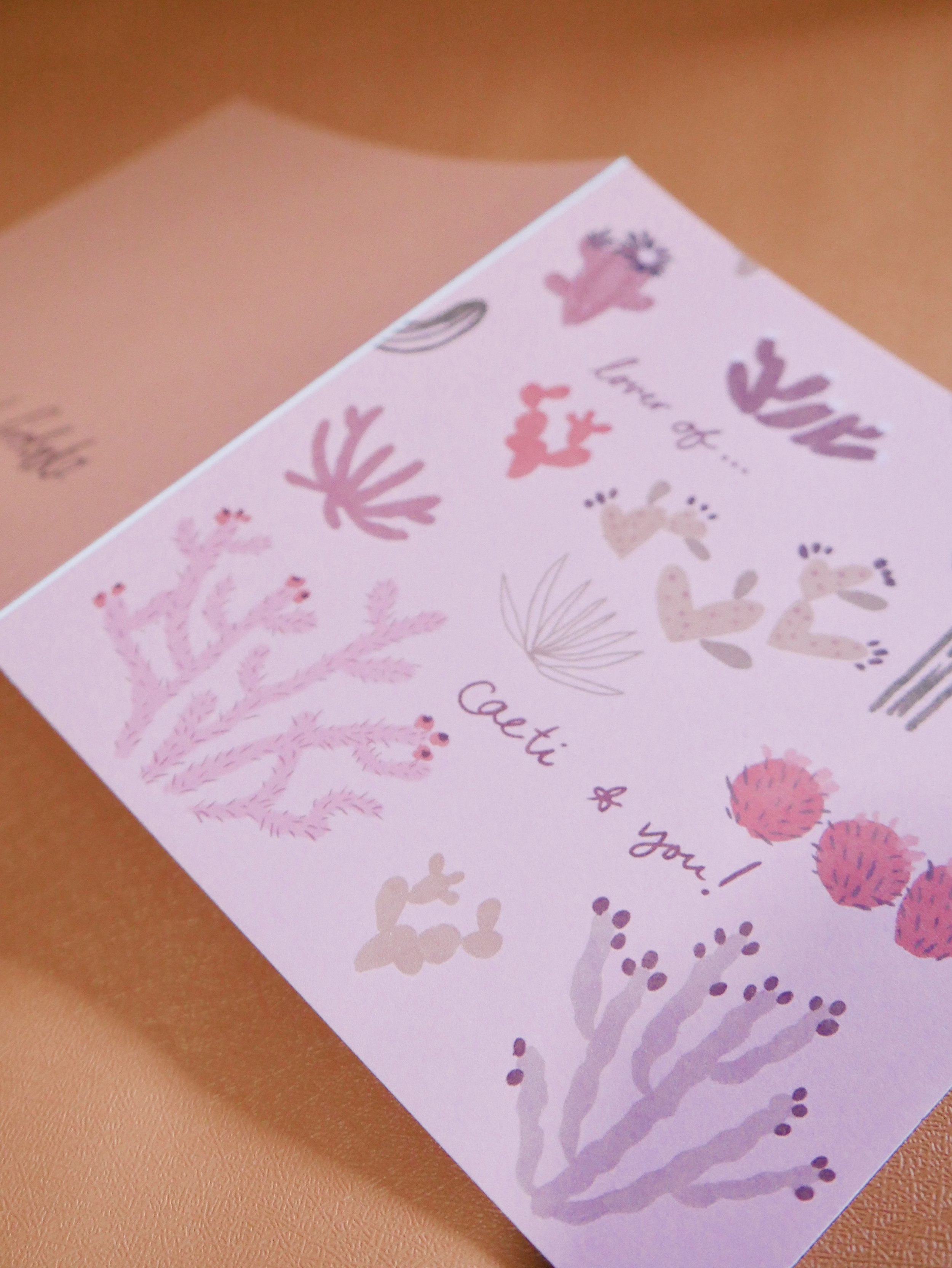 "Lover of Cacti & You! ~ Greeting Card