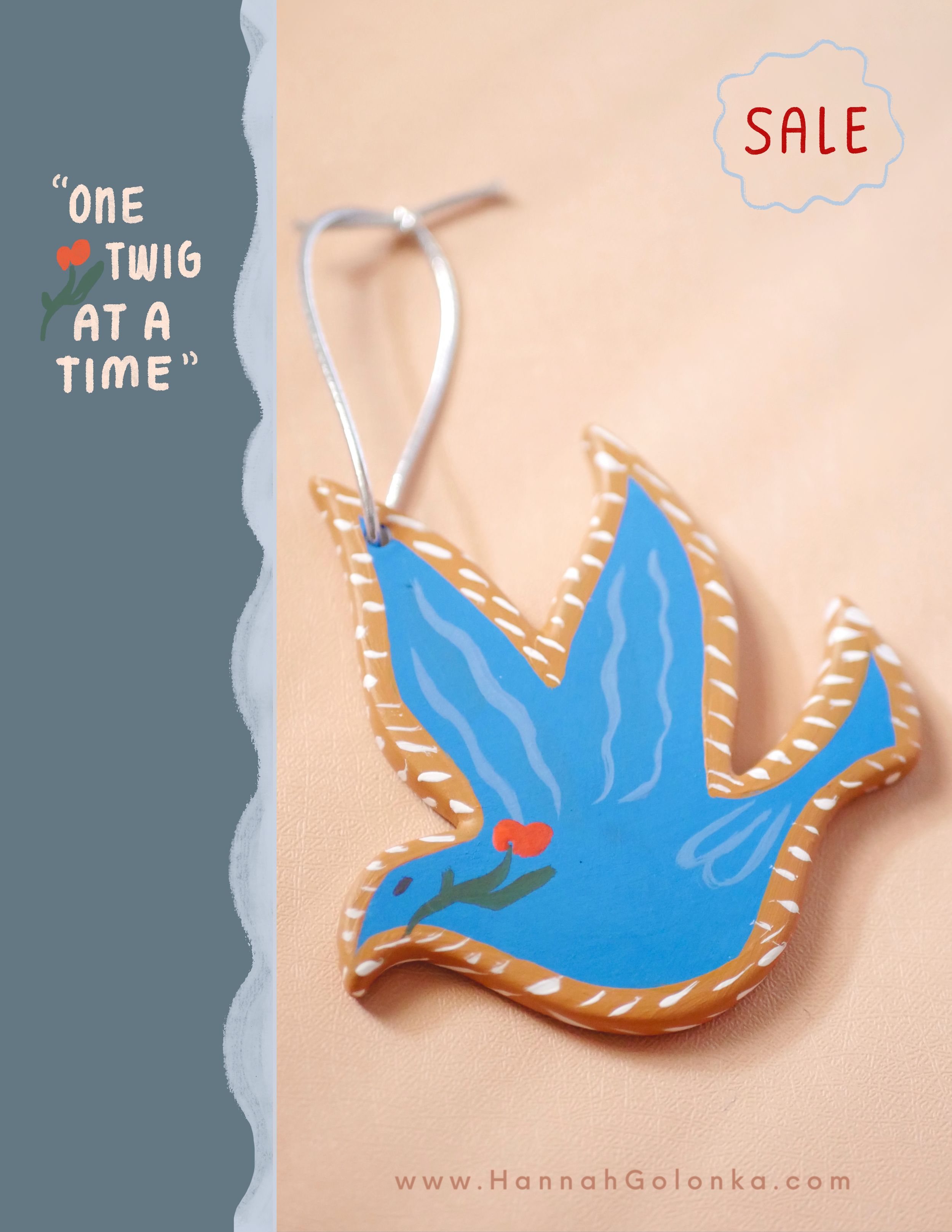 "One Twig At A Time" ~ Ornament