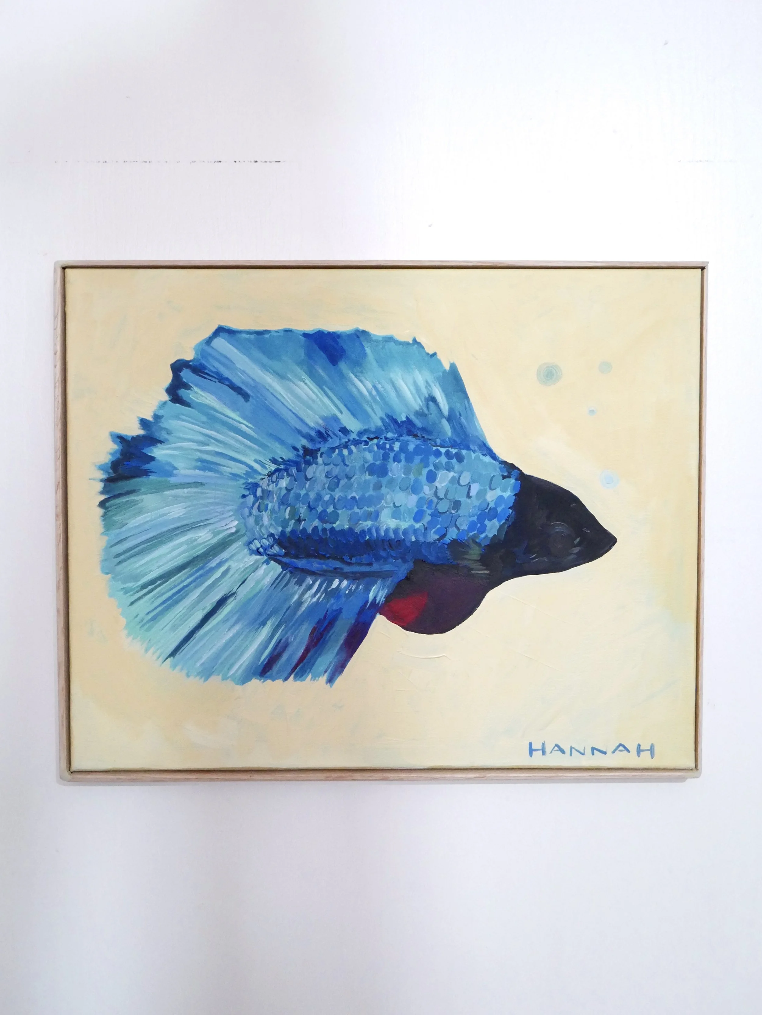 "Blue Betta Fish" ~ Print