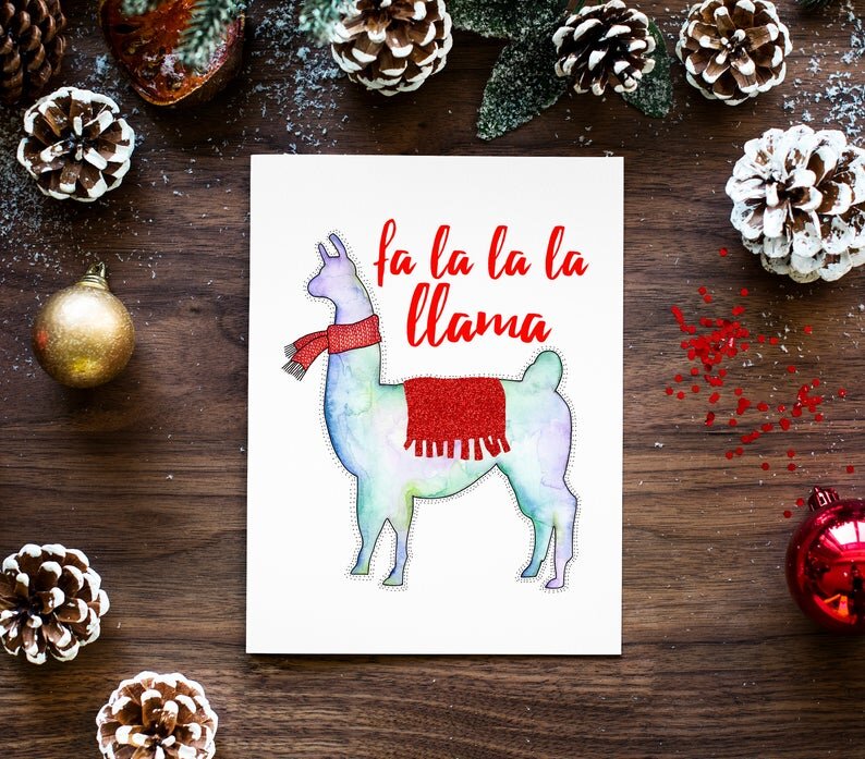christmas-llama-art-print-slate-brush-design-studio