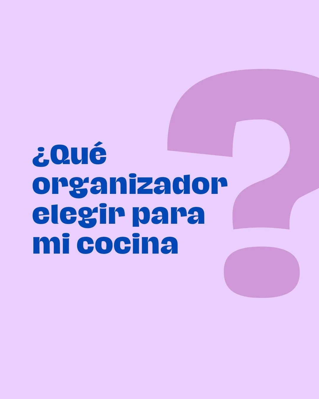 &iquest;No sabes qu&eacute; organizador elegir? 

Estas pautas te van a servir un mont&oacute;n, la pr&oacute;xima vez que est&eacute;s en una tienda 👌🏻

En nuestro servicio de organizaci&oacute;n, el servicio de personal shopper para buscar TODOS 