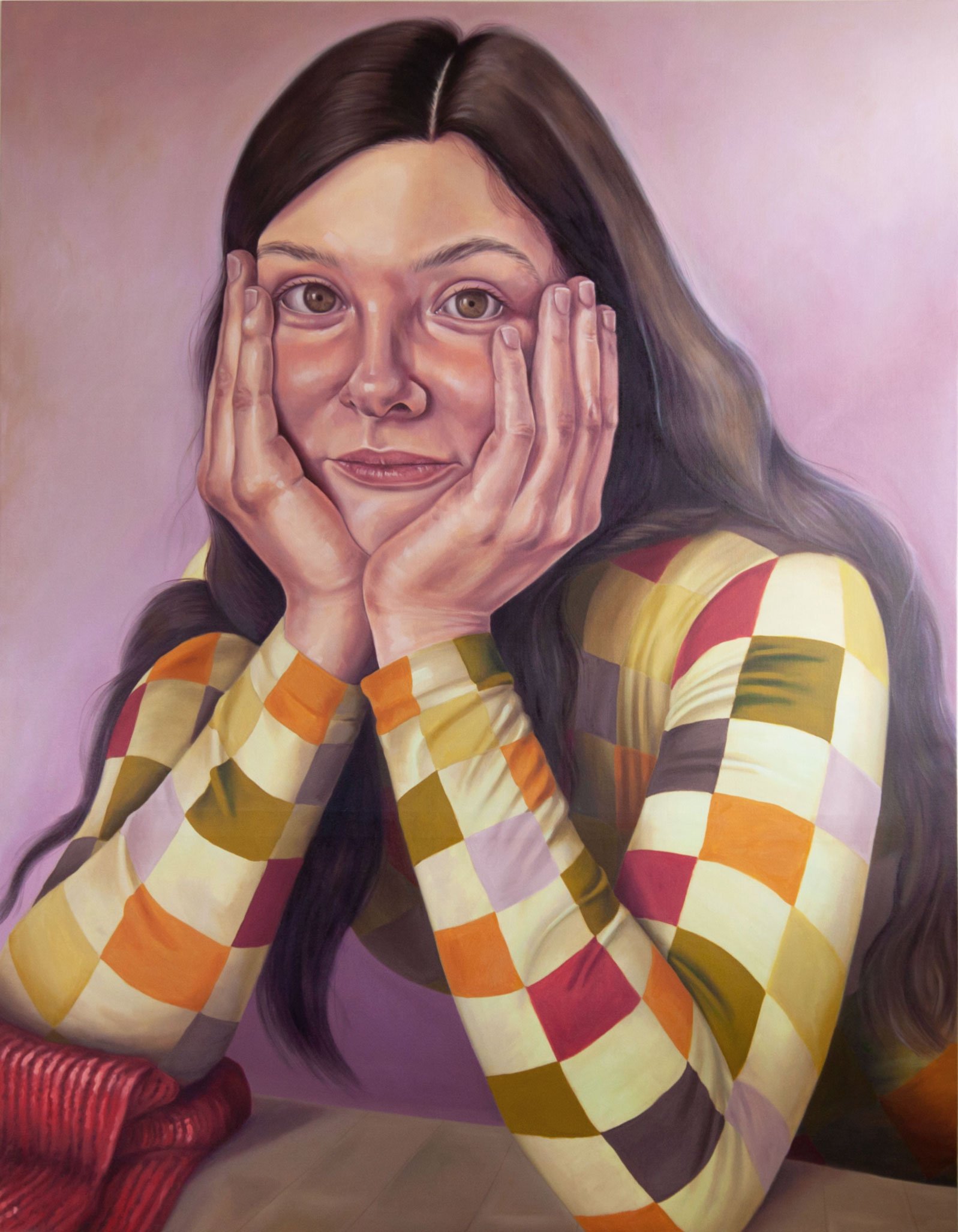 "Un instante de Cami" oil painting on canvas. Year: 2023. Dimensions: 180 cm x 150 cm. Unframed
Price: $2200
