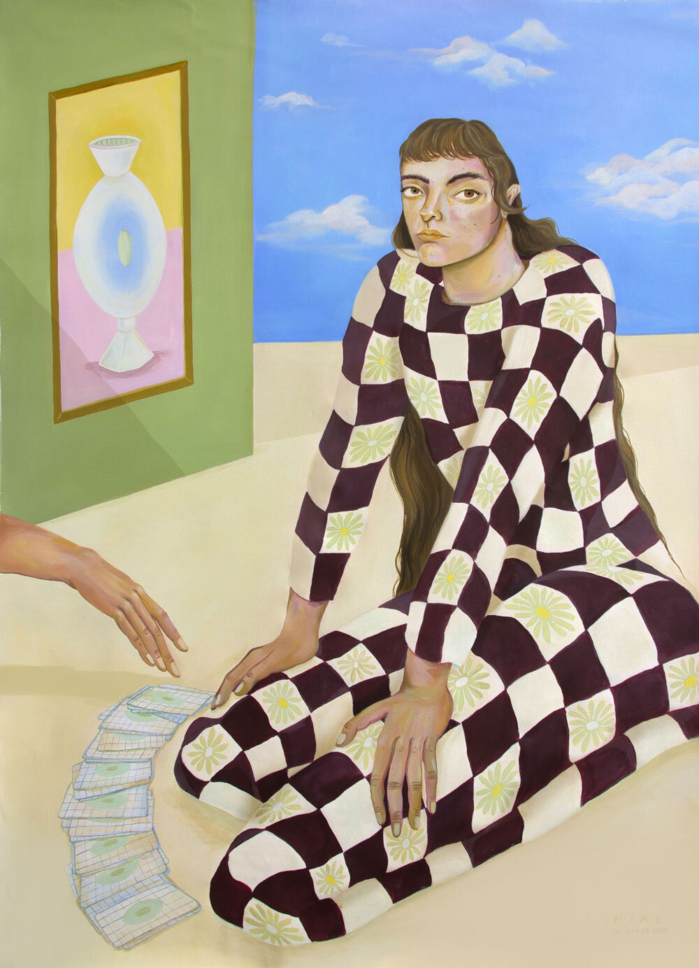 "Intuition" Acrylic painting on canvas. Year: 2020. Dimensions: 85cm x 116cm