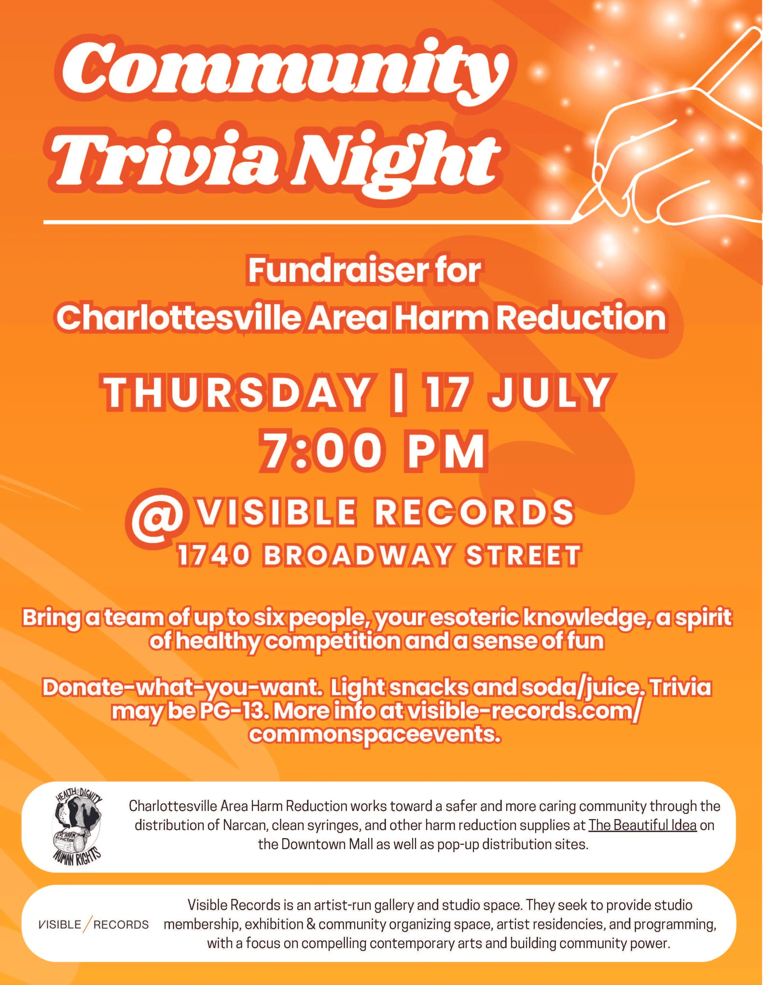 Mutual Aid Trivia Night with Lydia