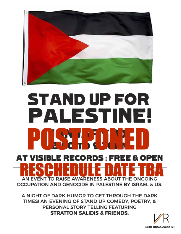 [POSTPONED: TBA] Stand Up For Palestine!