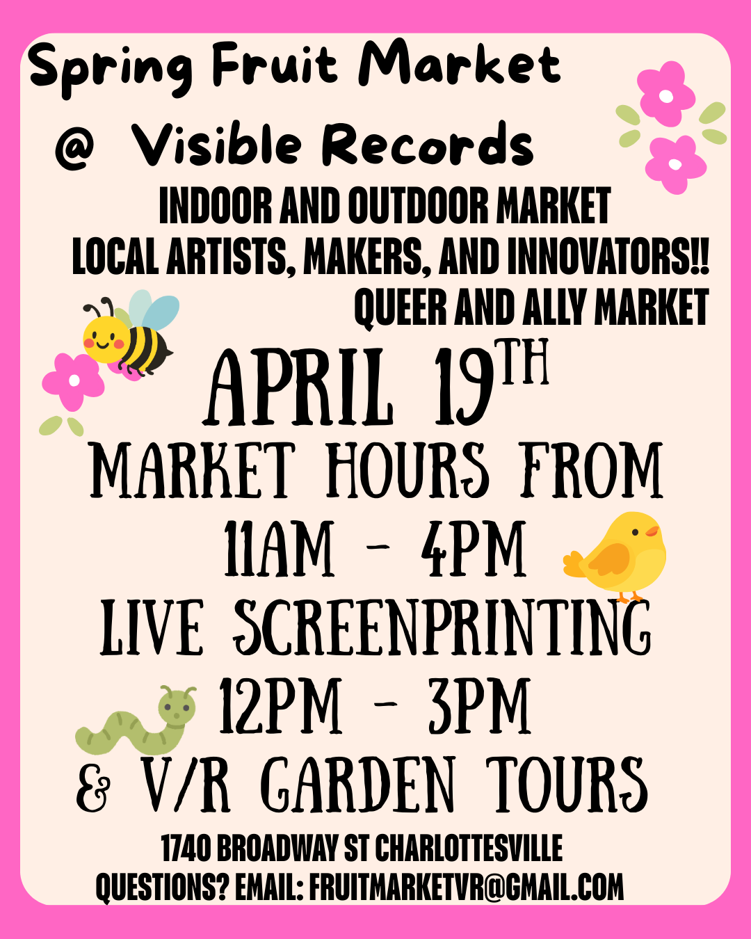 Spring Fruit Market @ V/R!
