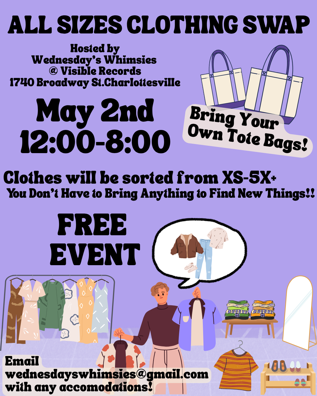 All Sizes Clothing Swap