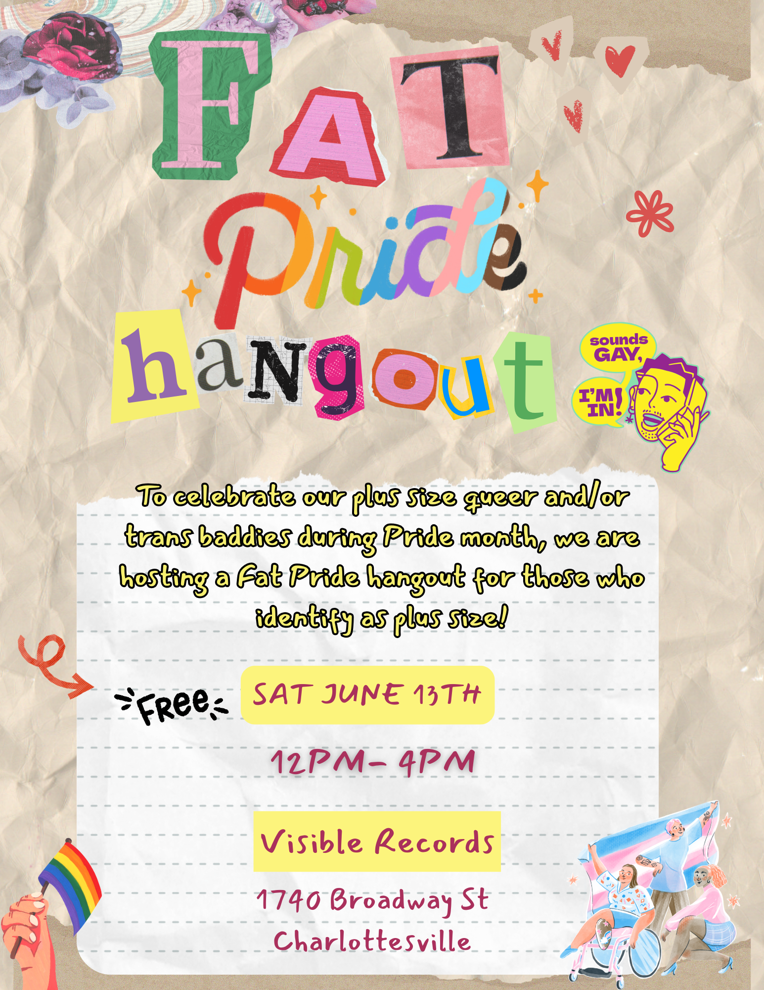 Cville Fatties: Fat Pride Hangout