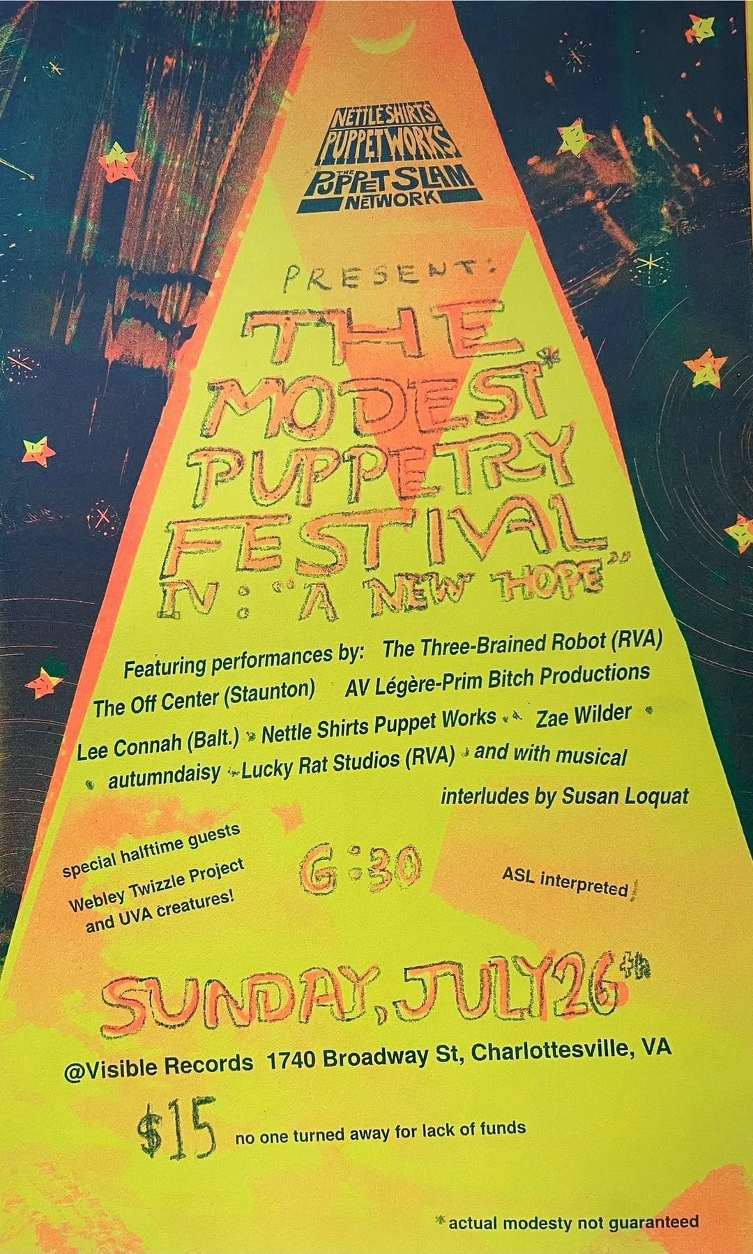 The Modest Puppetry Festival