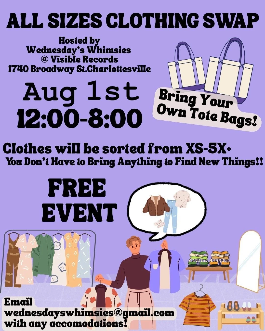 All Sizes Clothing Swap