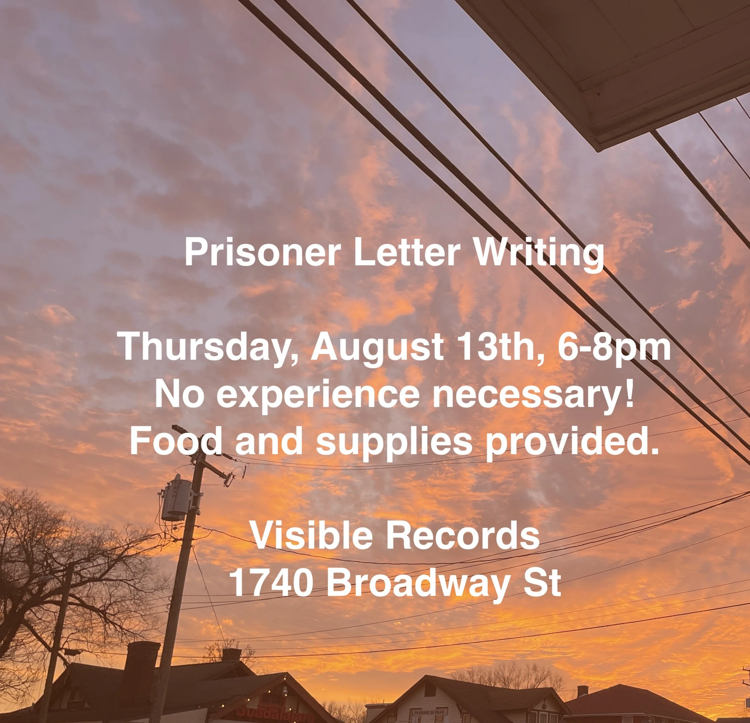 Prisoner Letter Writing Group