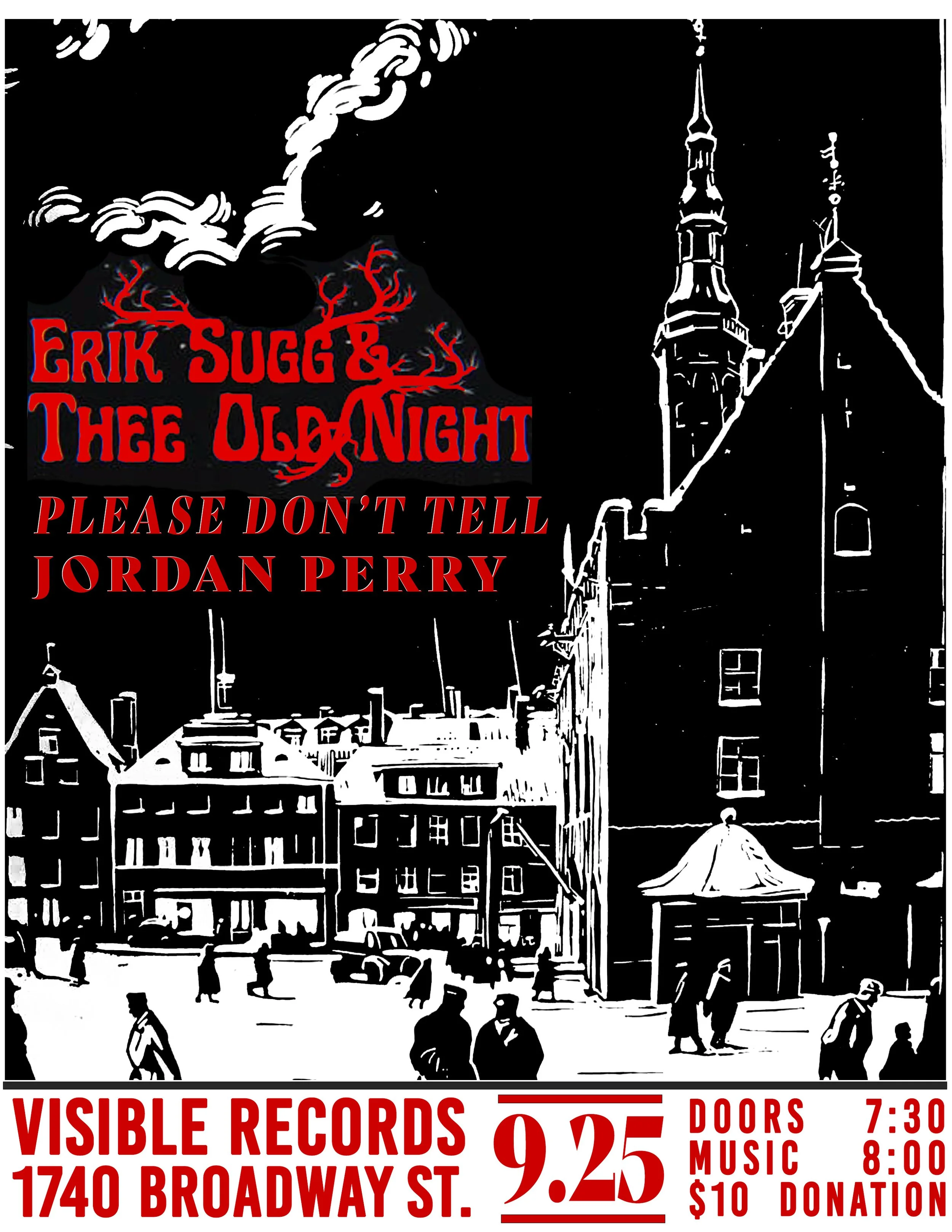 Live Music: Thee Old Night, Please Don't Tell, and Jordan Perry