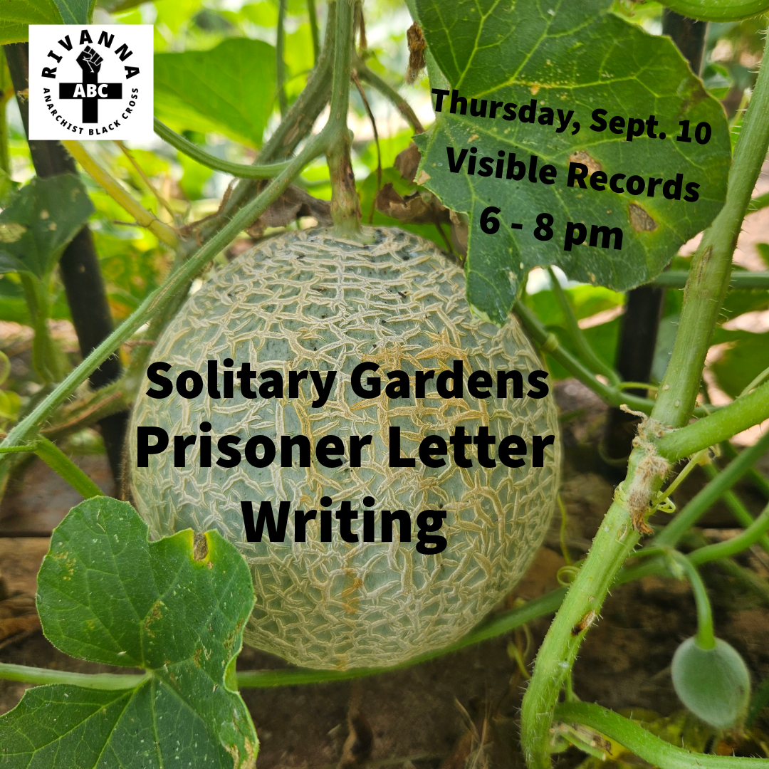 Solitary Gardens Prisoner Letter Writing