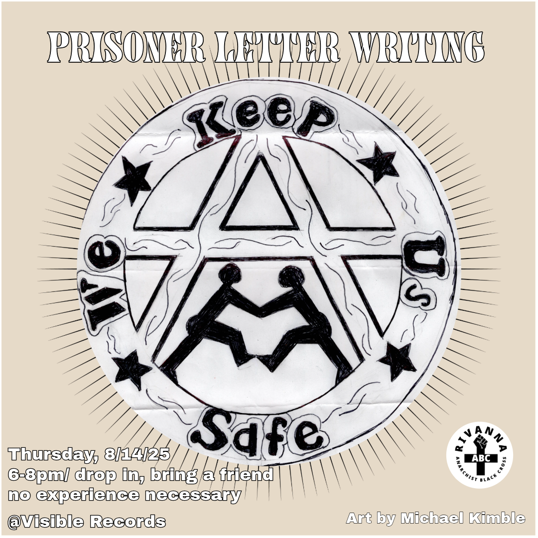 ABC | Prisoner Letter Writing Night — VISIBLE / RECORDS