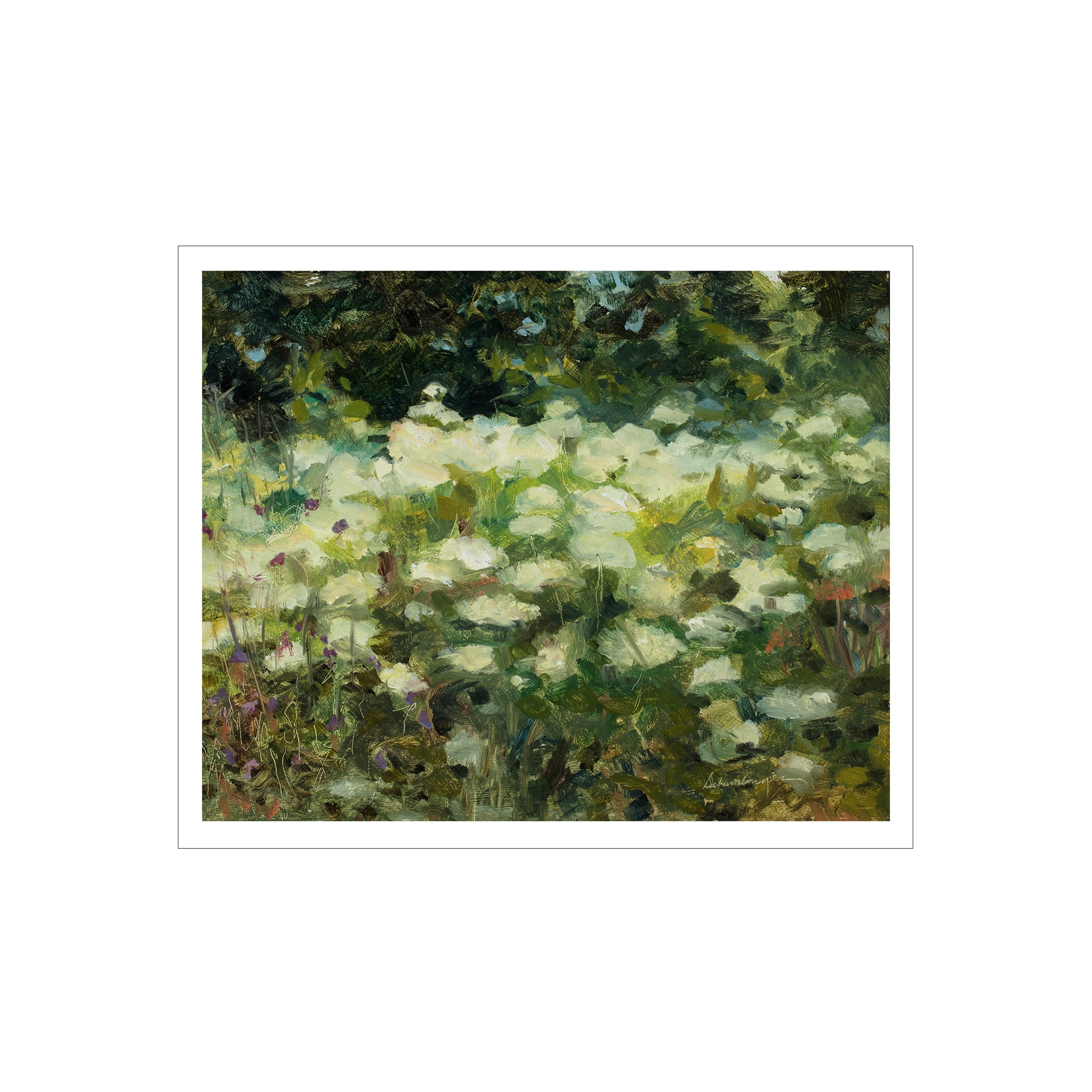 Kelly Schamberger Fine Art Print of Bloom Painting