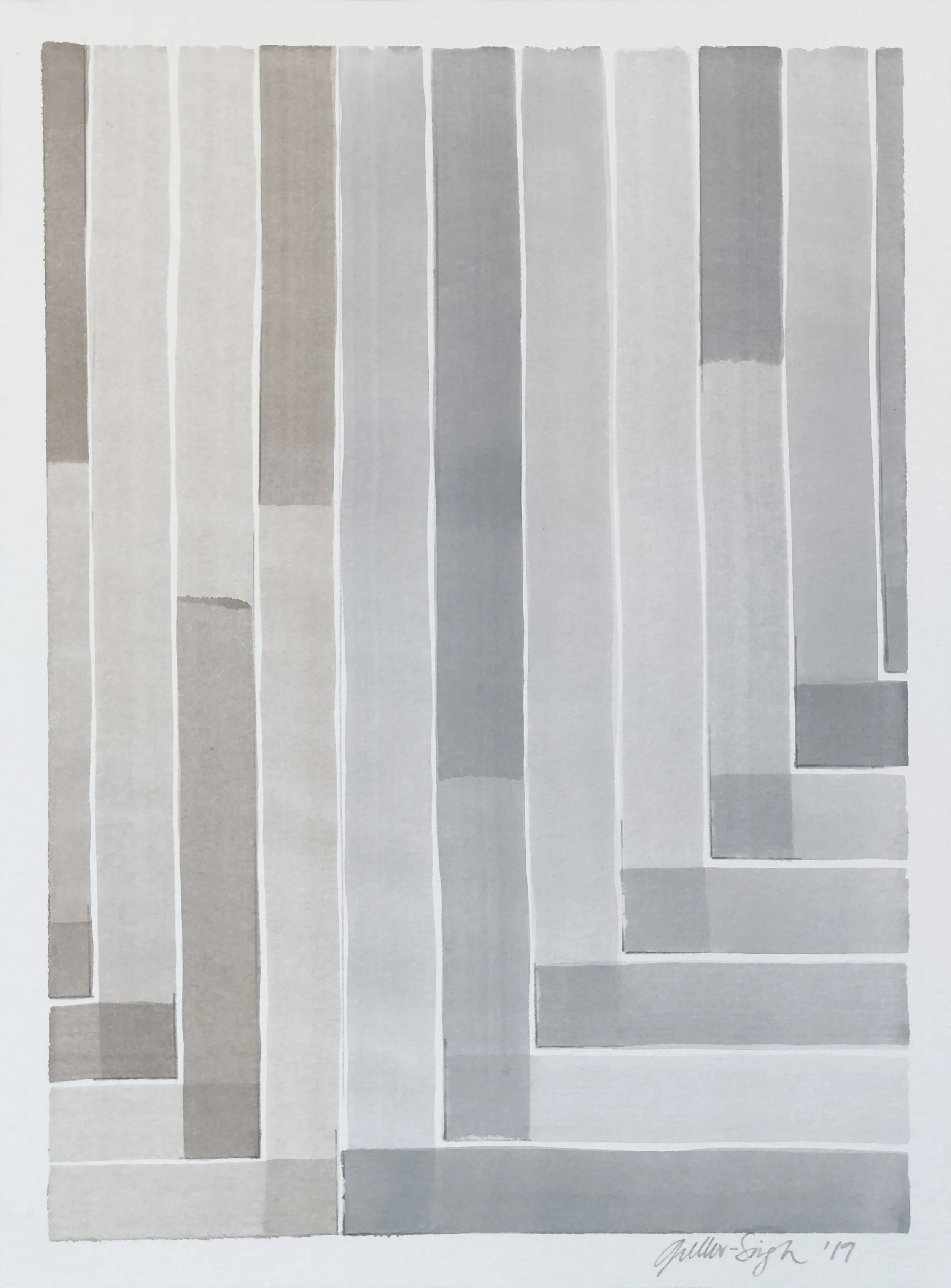 Turning Point I-IV | 2019 | 12"x9" | watercolor and graphite on paper
