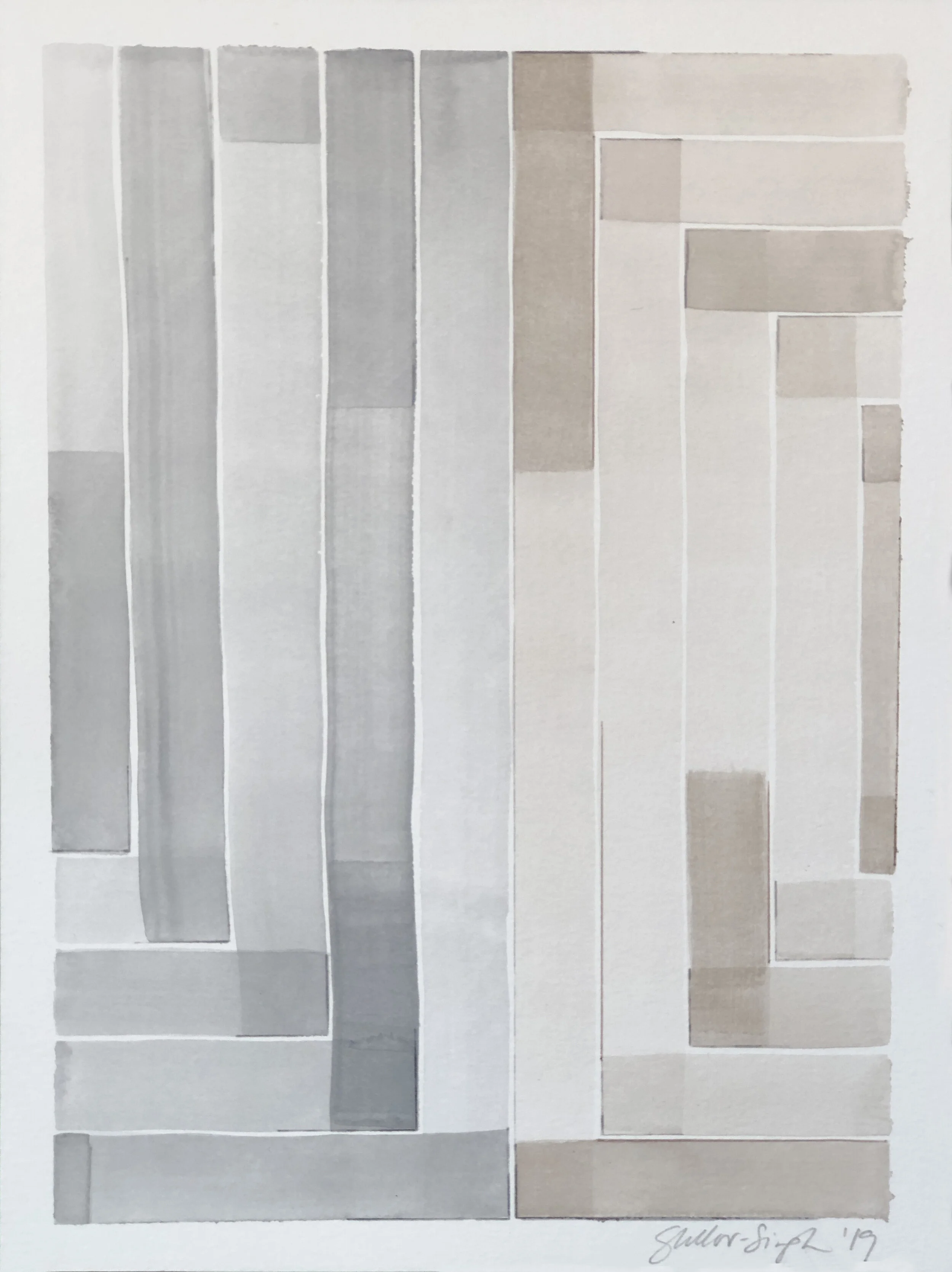 Turning Point I-IV | 2019 | 12"x9" | watercolor and graphite on paper
