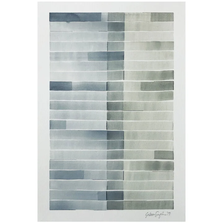 Lake| 2019 | 24"x18" | watercolor and graphite on paper 