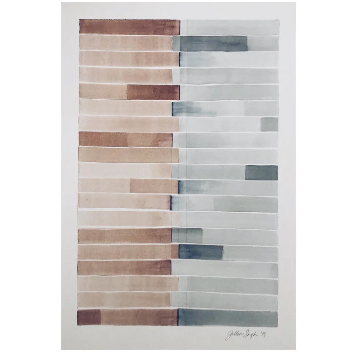 Canyon | 2019 | 24"x18" | watercolor and graphite on paper 