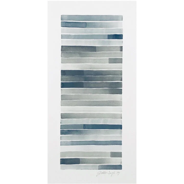 Nightfall | 2019 | 12"x4" | watercolor and graphite on paper | sold, private collection