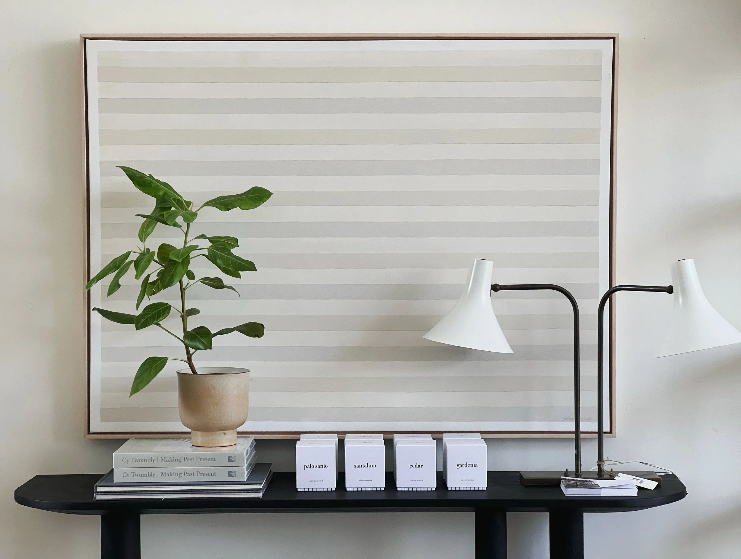 Quietude | 2021 | 36"x48" | acrylic and graphite on canvas | sold, private collection (shown in situ)