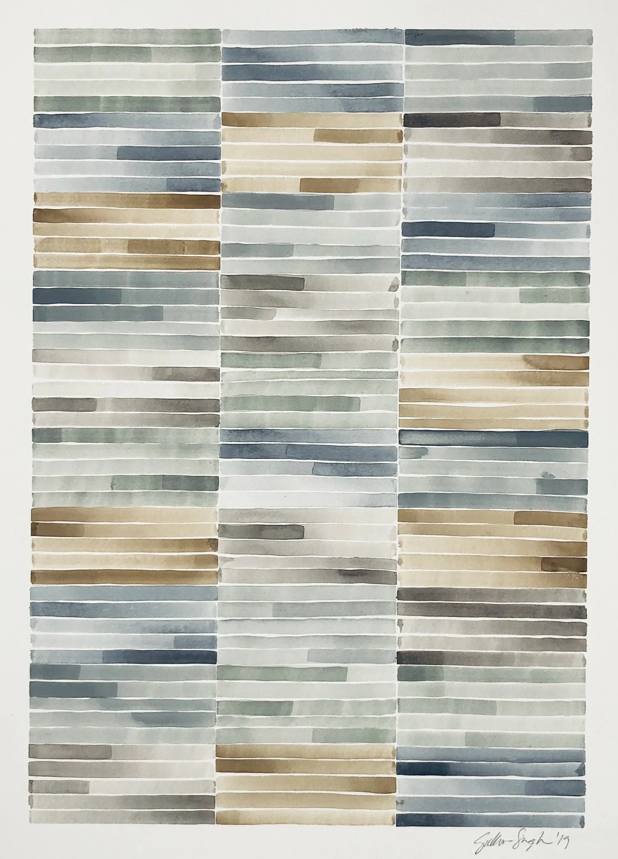 2019 | Meditations | watercolor and graphite on paper