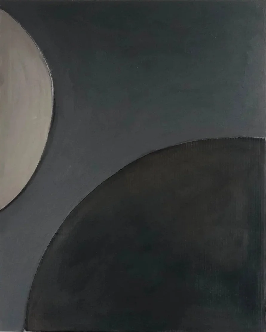 Split | 2020 | mixed media on wood cradled board | 20"x16" | sold, private collection
