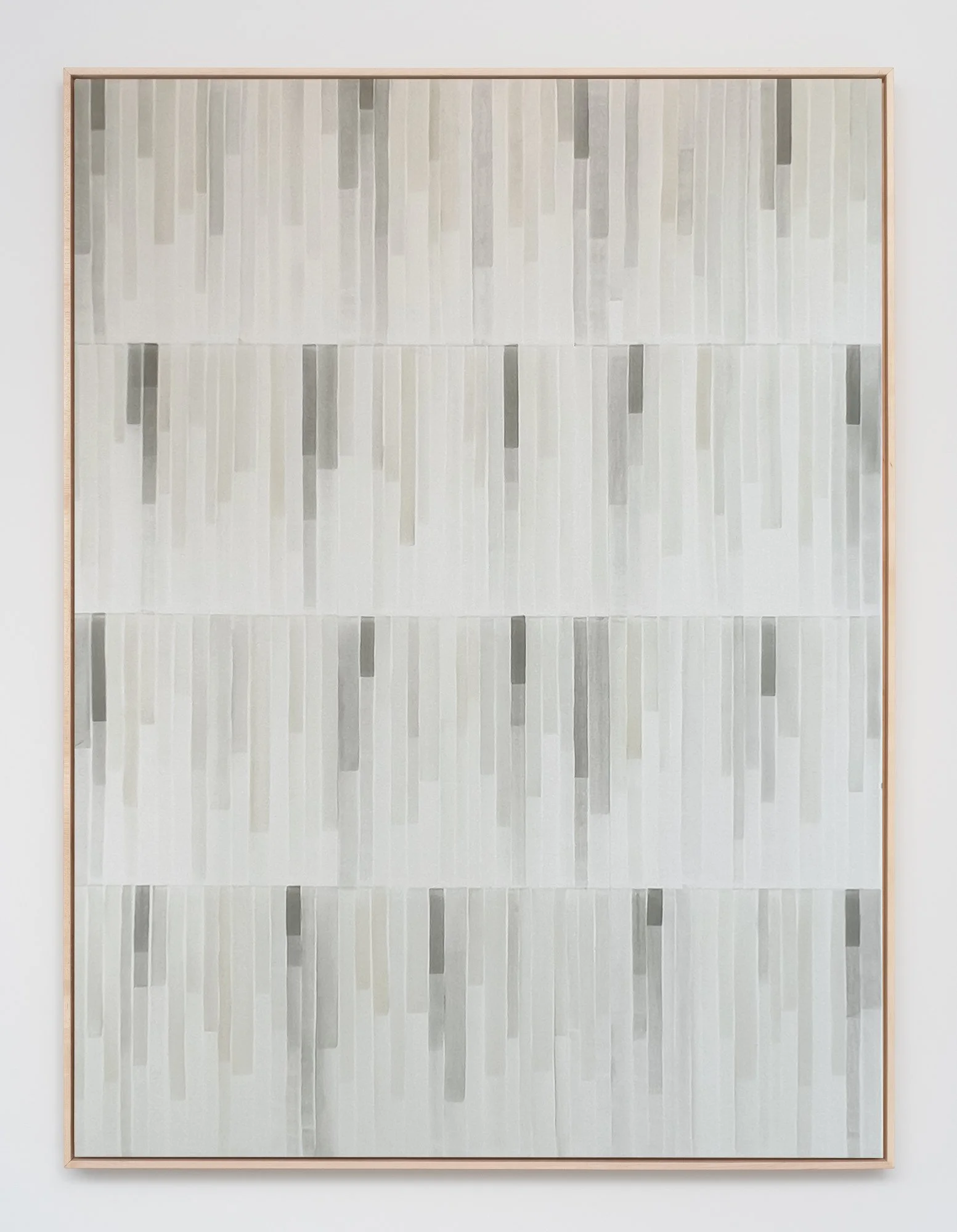 Melting Point | 2024 | 48" x 36"| Watercolor, graphite and cold wax on canvas | sold, private collection