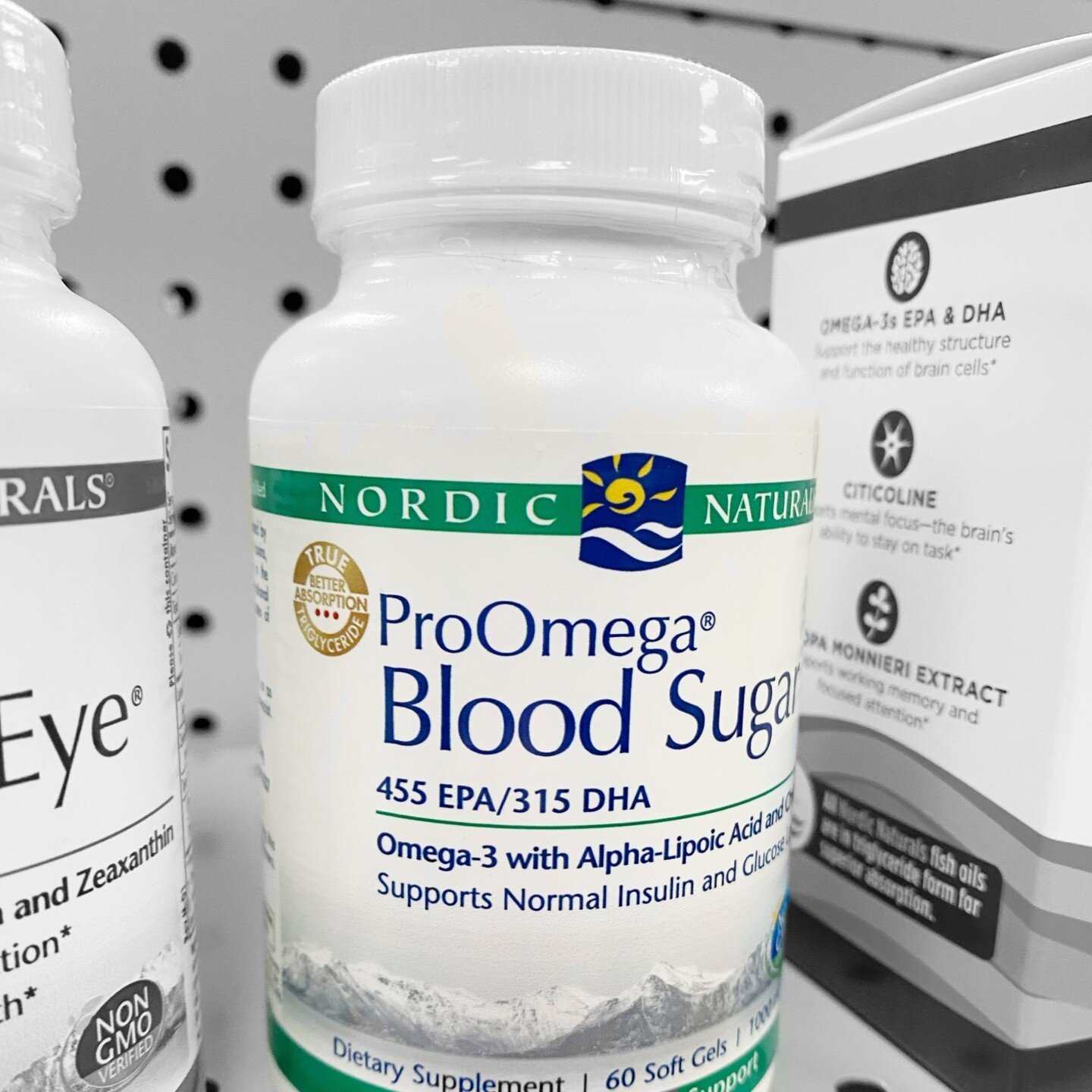 February is American Heart Month! ❤️ To support your heart health, we're taking 25% off Nordic Naturals until the end of this month. 😉

The products featured here include:
&bull; ProOmega Blood Sugar 🩸
This formula combines ultra-concentrated EPA a