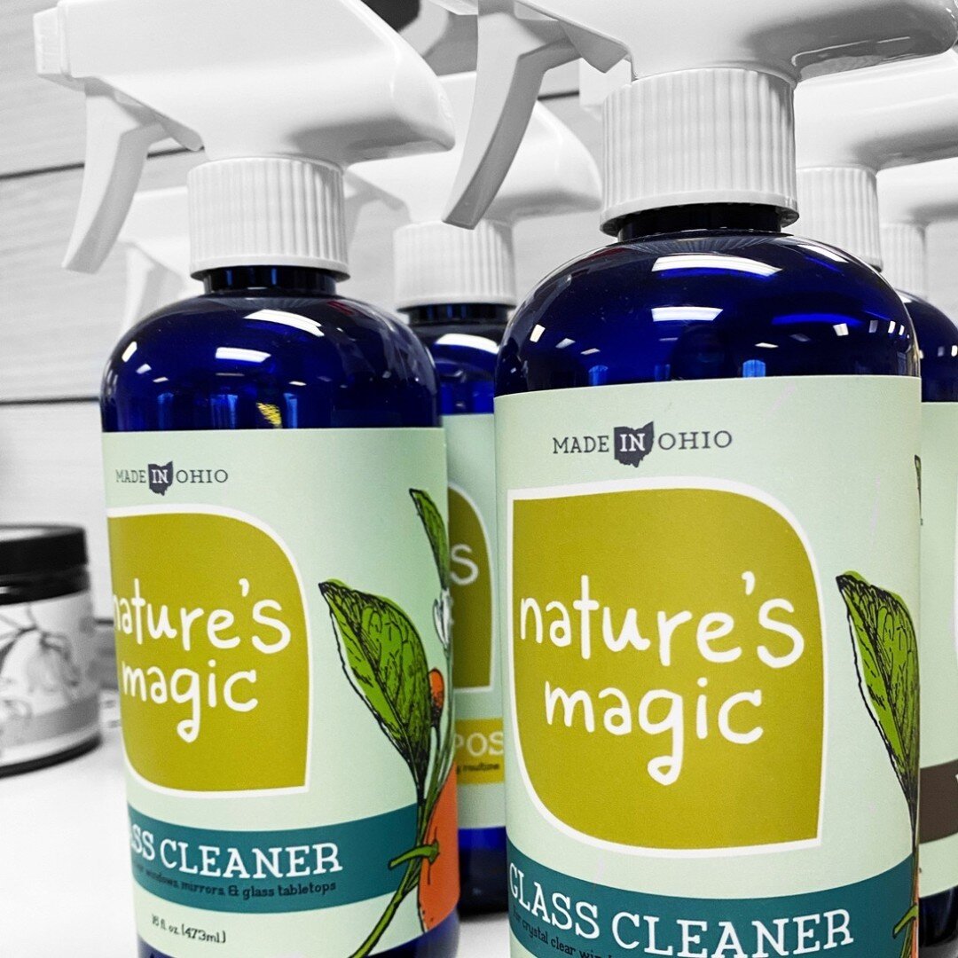 We're holding a Spring Cleaning Sale! 🌿🧽

For March, all Nature's Magic products will be 25% off! 🤩 What is Nature's Magic, though? 🤔

Nature's Magic are plant-based, non-toxic cleaning products produced in Athens, OH. Made with ingredients like 