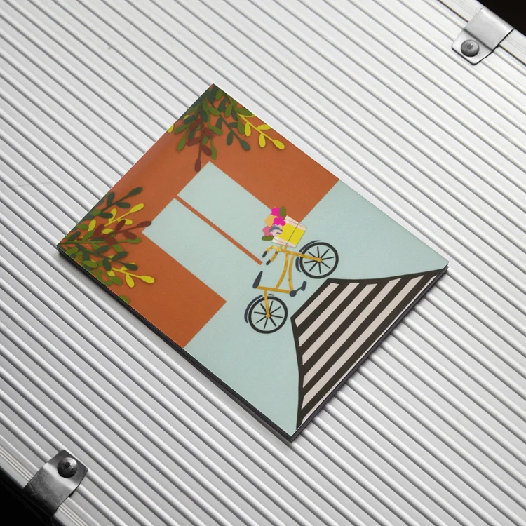 Set of 4 Mini Art Cards (Postcard Set) — What Tess Makes