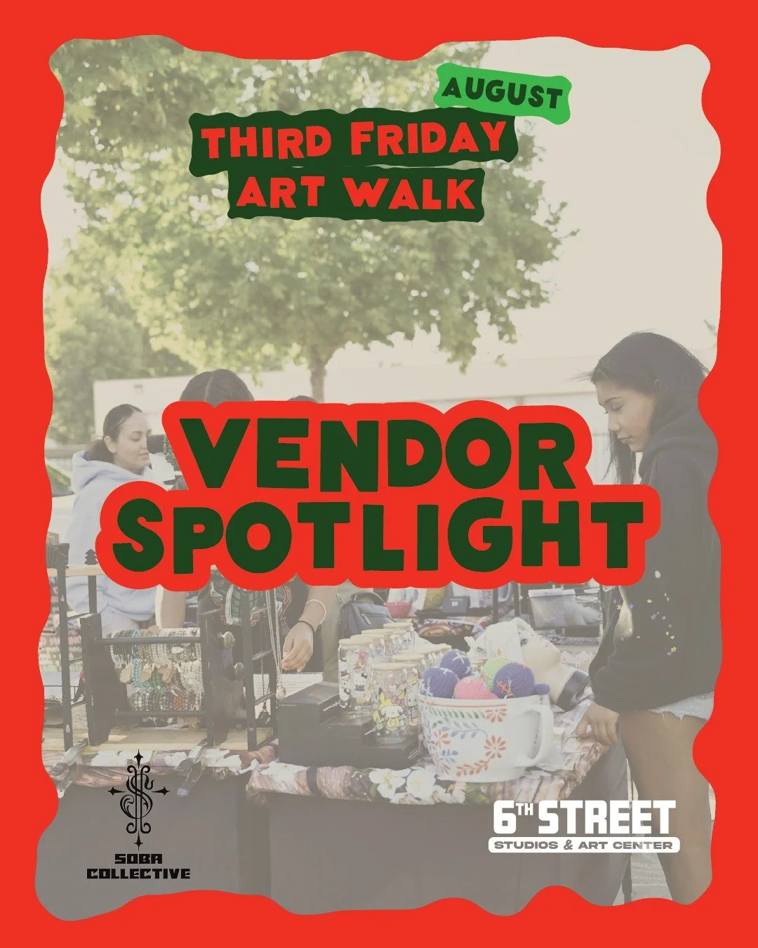 Say hello to our highlighted vendors who will be participating in our August #ThirdFridayArtWalk happening TODAY!

📆 Don't miss them at @6thstreetartstudios_95020 on August 20th from 5-8 PM!

🧡 @cancerhellasucks - Steven is bringing in some cool me