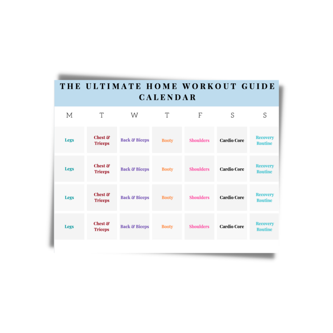 Home Workout Program to Lose Weight and Get Toned