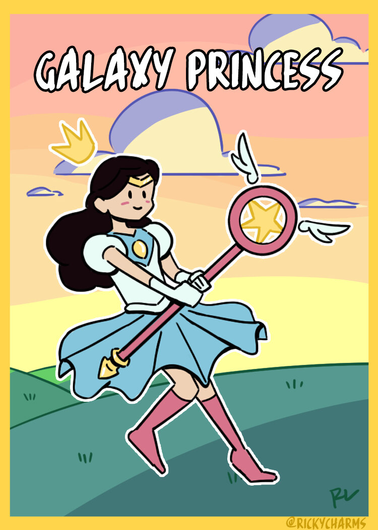 Galaxy Princess | A girl who was chosen to defend the universe.