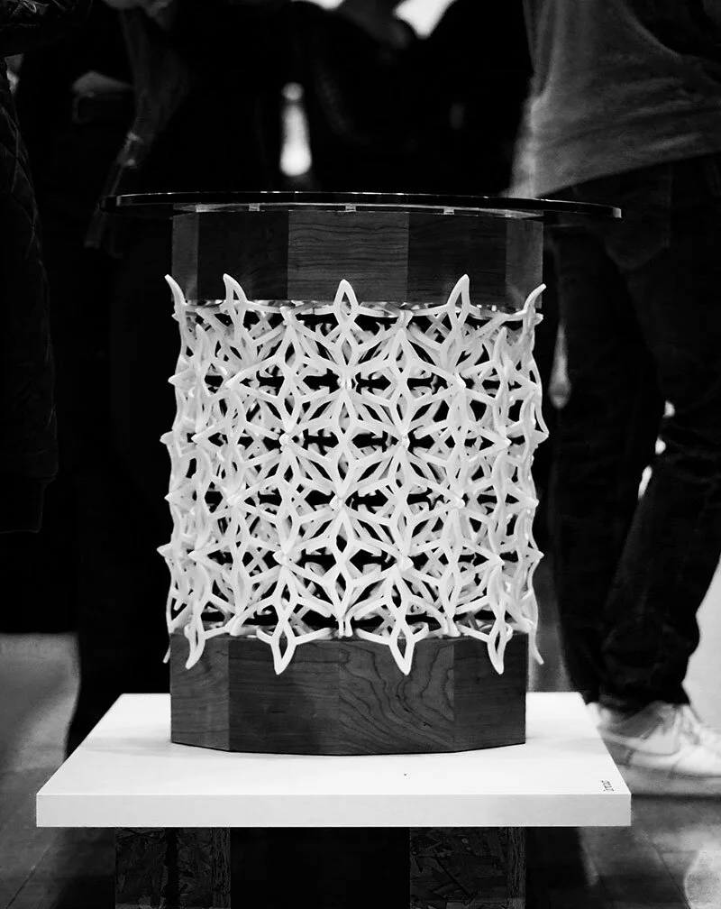 SimuLearn table in Design Senior Show.