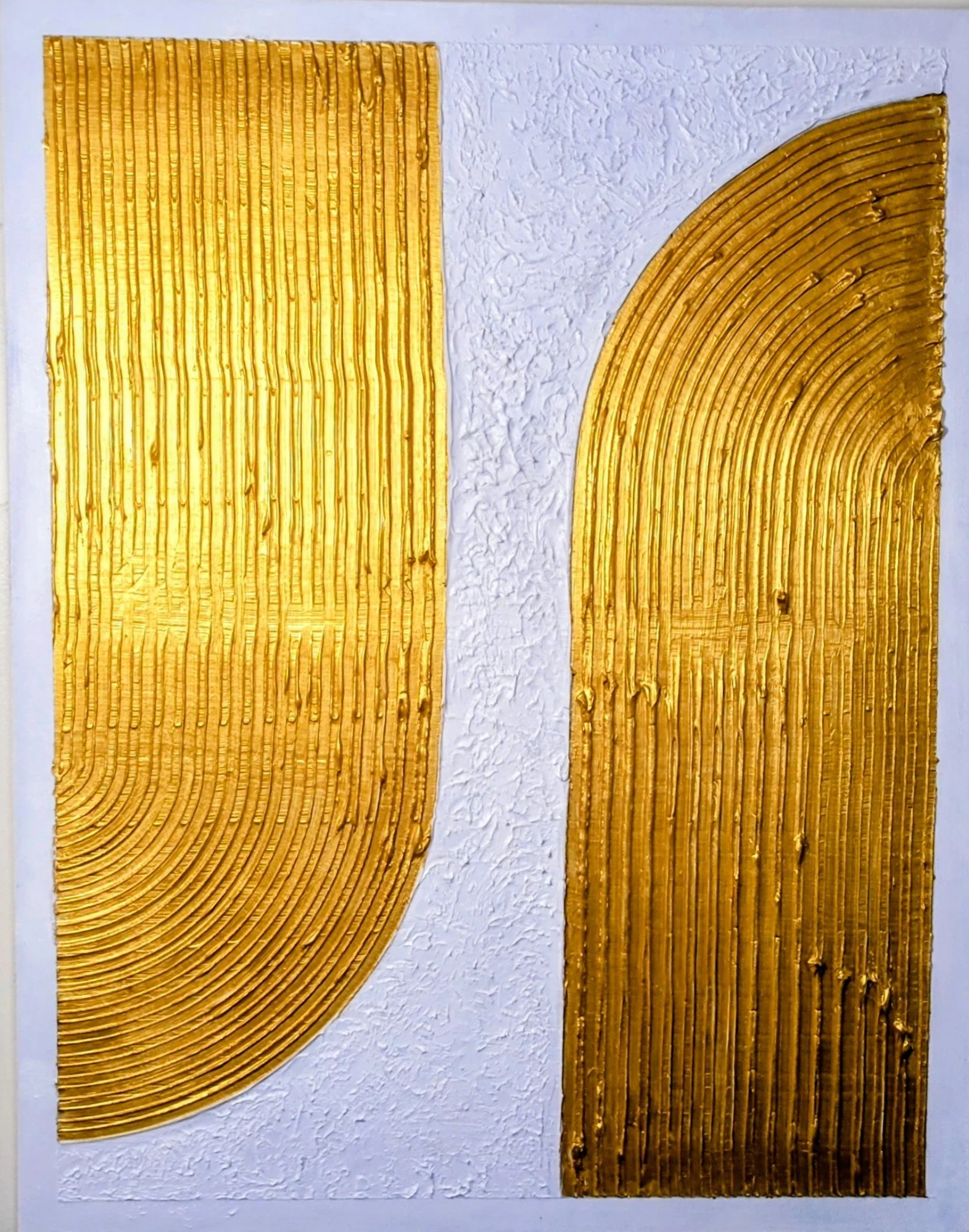 Between the Lines: Original Textured Canvas Art