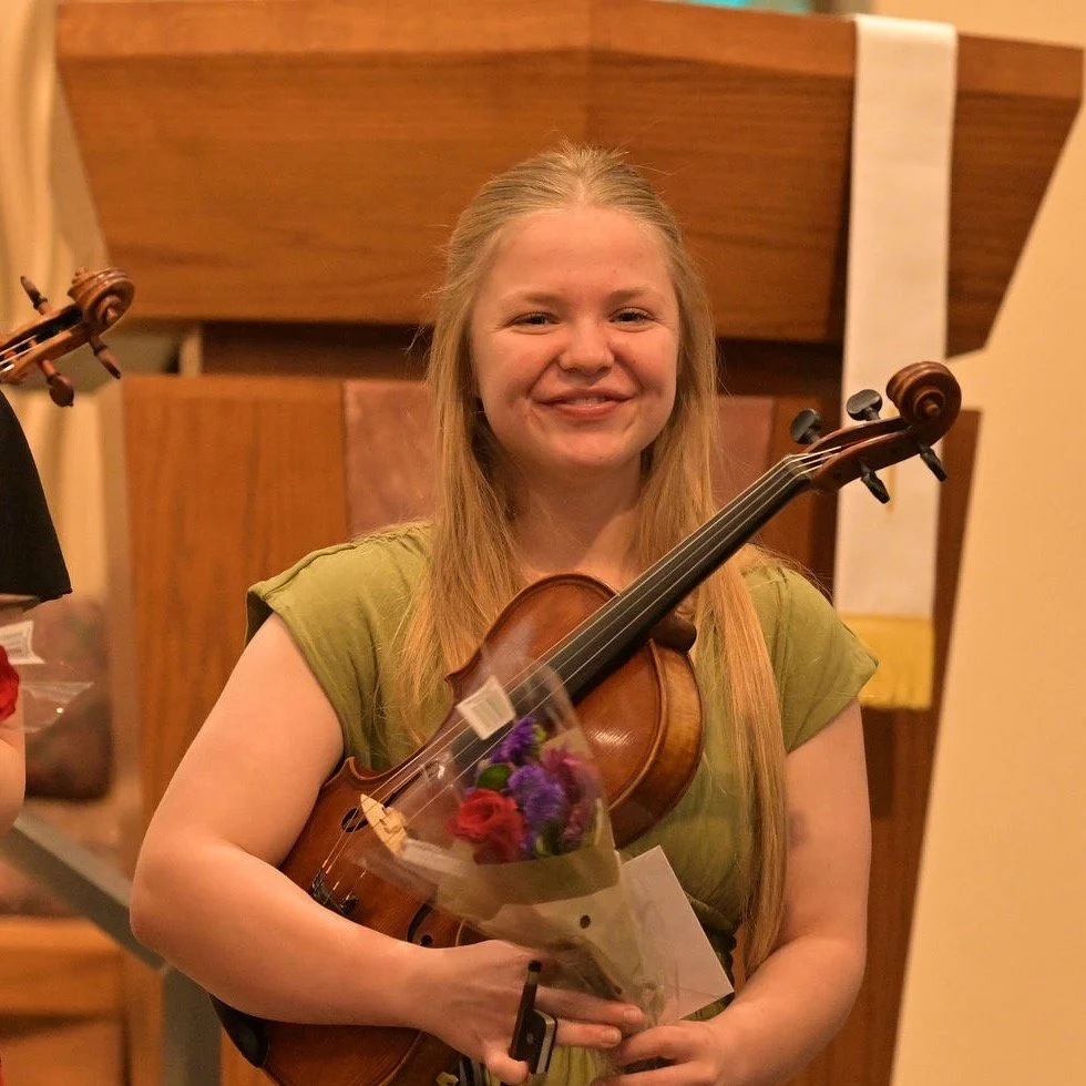 Let's give it up for another amazing two seniors graduating from our TCMI Year Round program this year! 
.
Devoted violist Evelyn (@evelyn.swalberg) has been one of the most enthusiastic musicans at TCMI over the last year. She notes that she will ne
