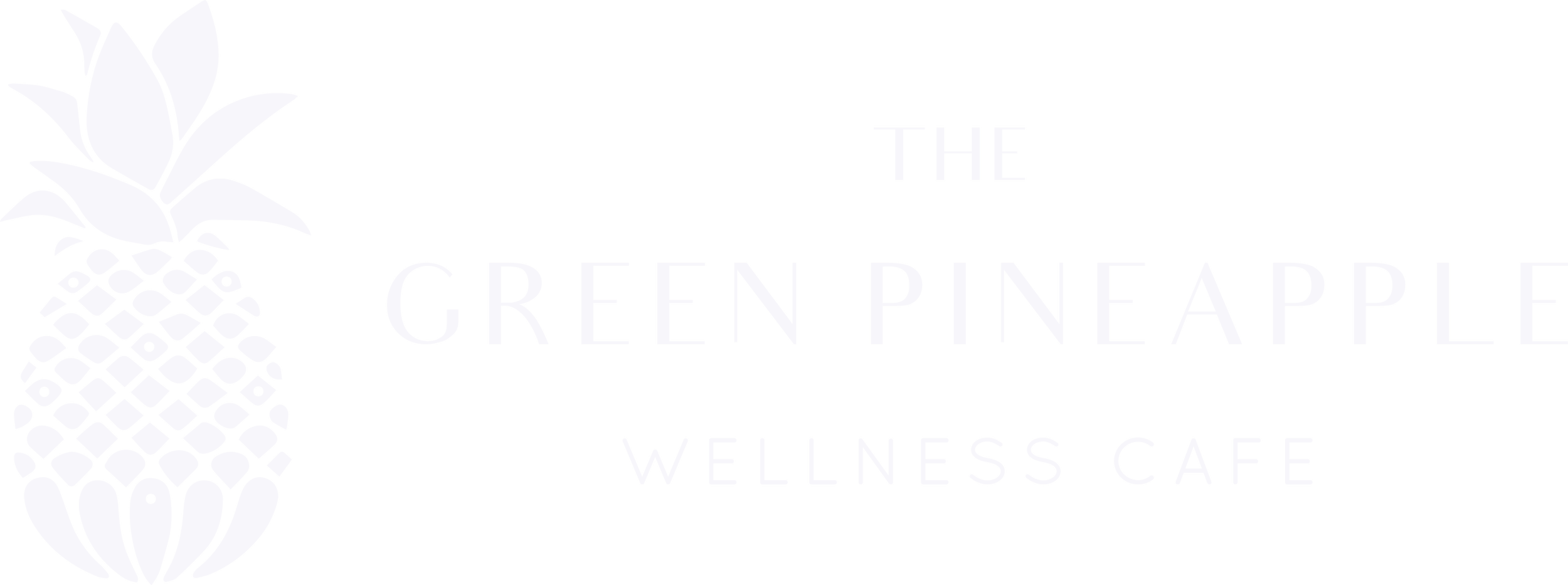 Black and white logo of The Green Pineapple Wellness Cafe with a stylized pineapple illustration on the left and the cafe name on the right.