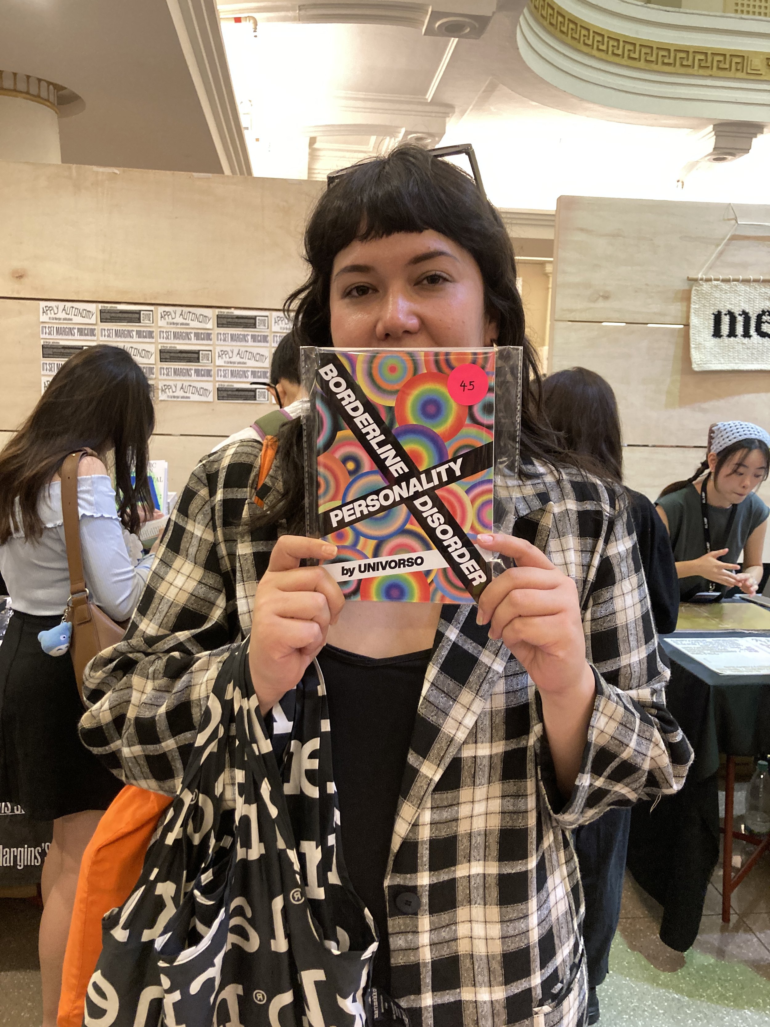 Visitors purchasing the zine at KL Art Book Fair 2023.
