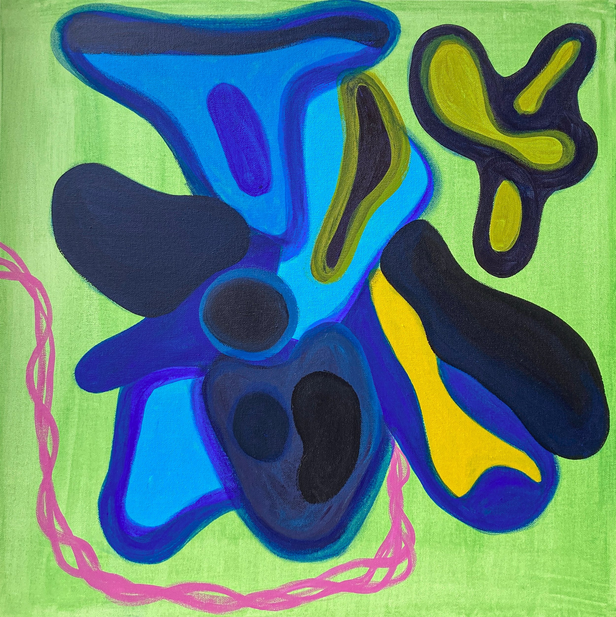 Anggerik (2022), acrylic on canvas, 60cm x 60cm
