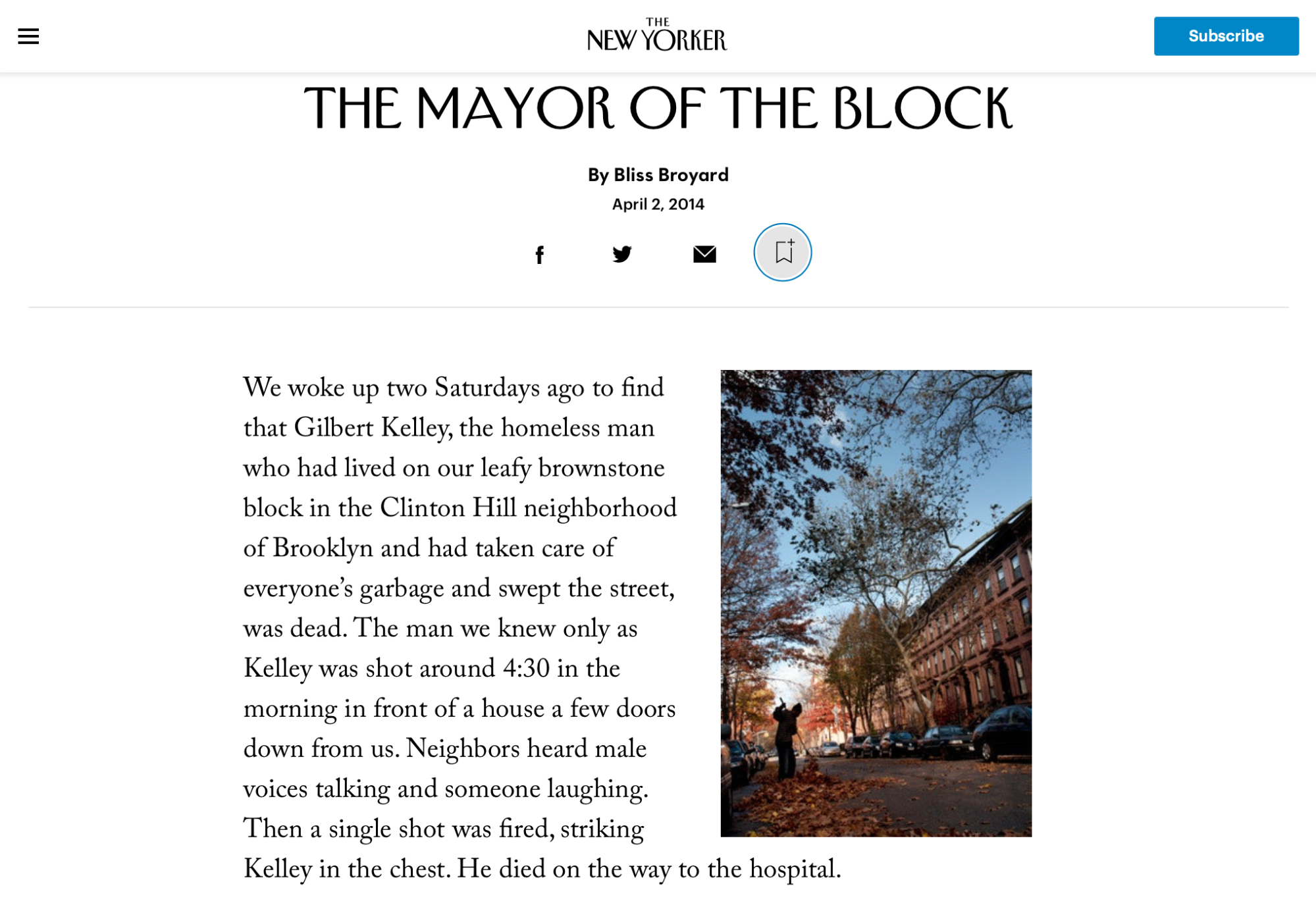 “The Mayor of the Block,” Newyorker.com, April 2, 2014 (Copy)