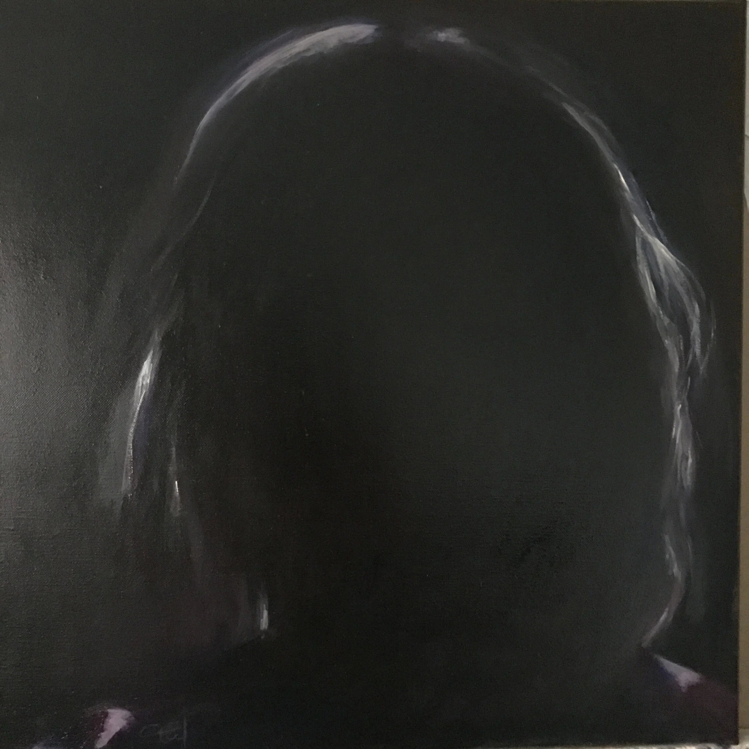 Autoportrait en noir et blanc