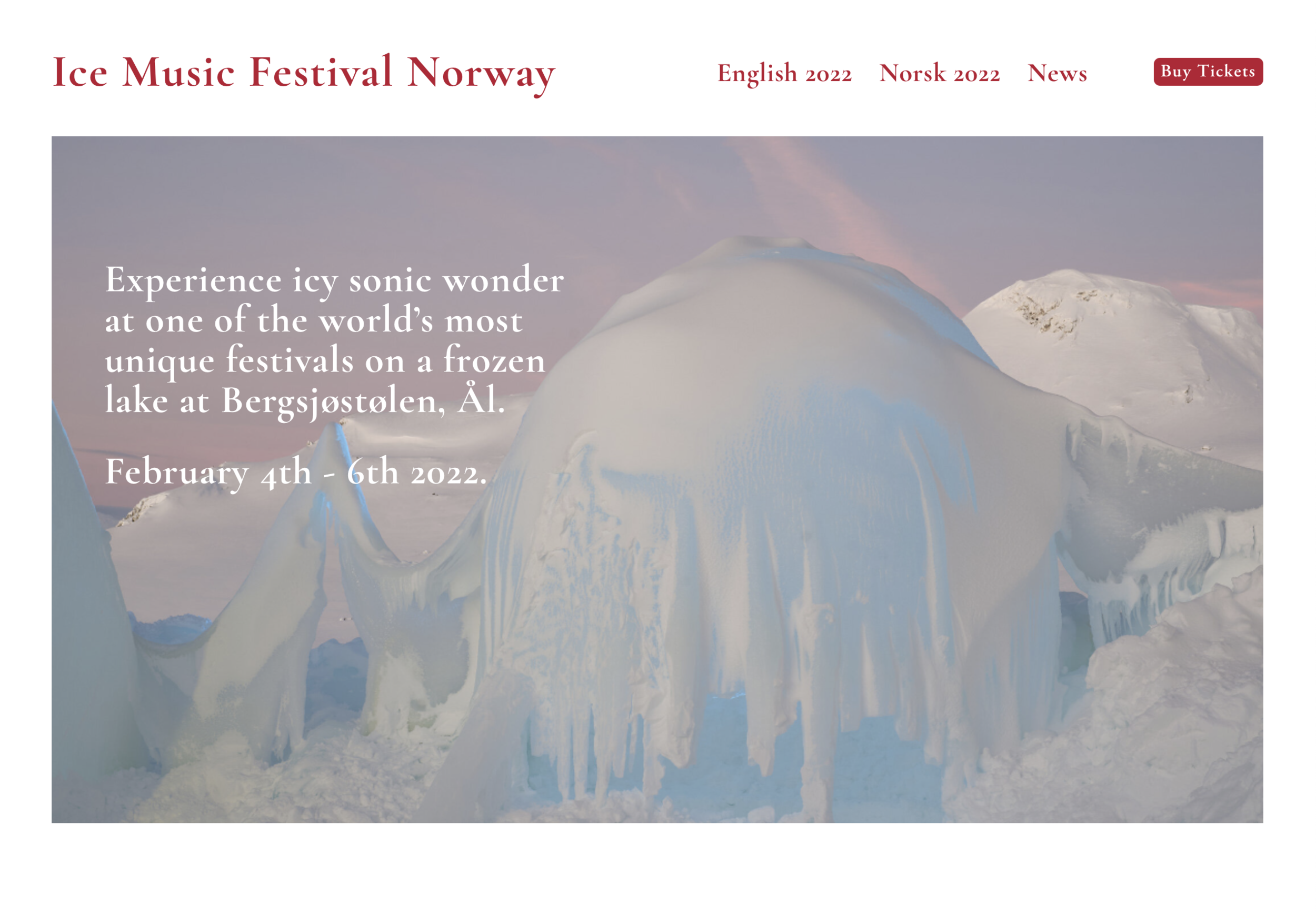 News — Ice Music Festival Norway