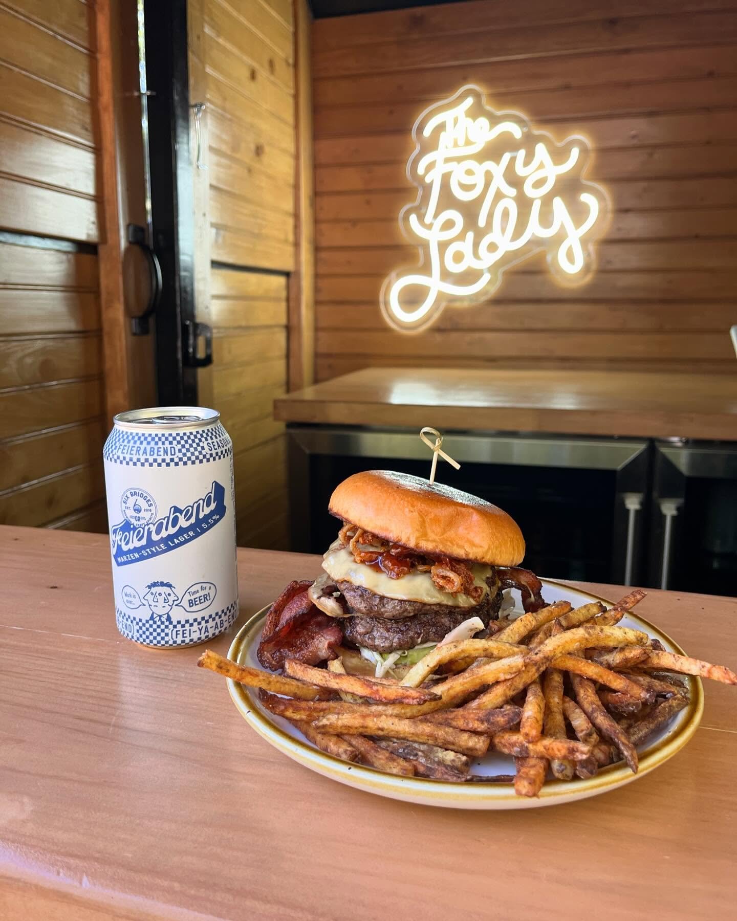 🍔✨ Every Thursday Night at Foxy Lady &amp; Her Garden! ⛰️

Join us for a cozy evening under the twinkle lights, where Thursdays are all about Chef&rsquo;s curated burger creations, classic sandwiches, and delectable nibbles served up at the one and 