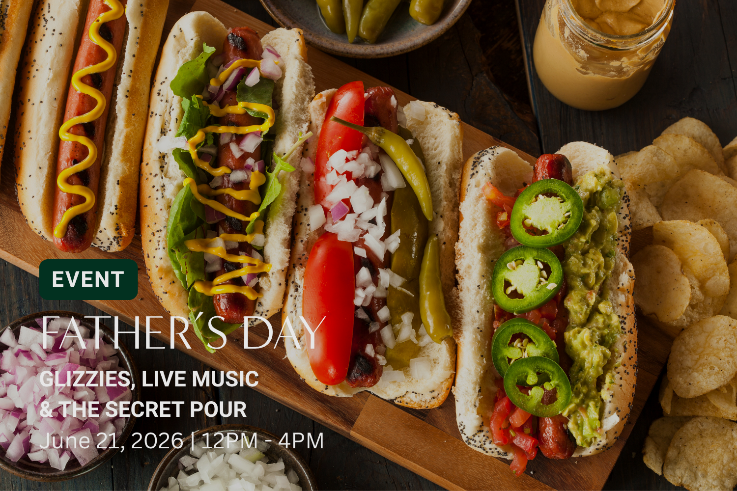 MTL Father's Day Event: Glizzies, Live Music & The Secret Pour