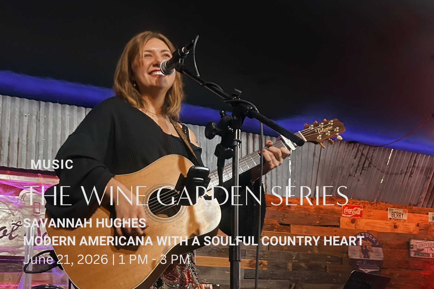 The Wine Garden Sessions : Savannah Hughes