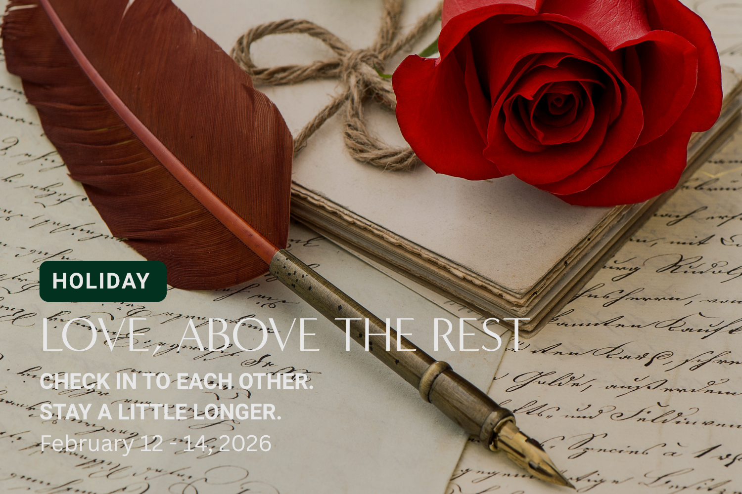 Love, Above The Rest: Check In With Each Other