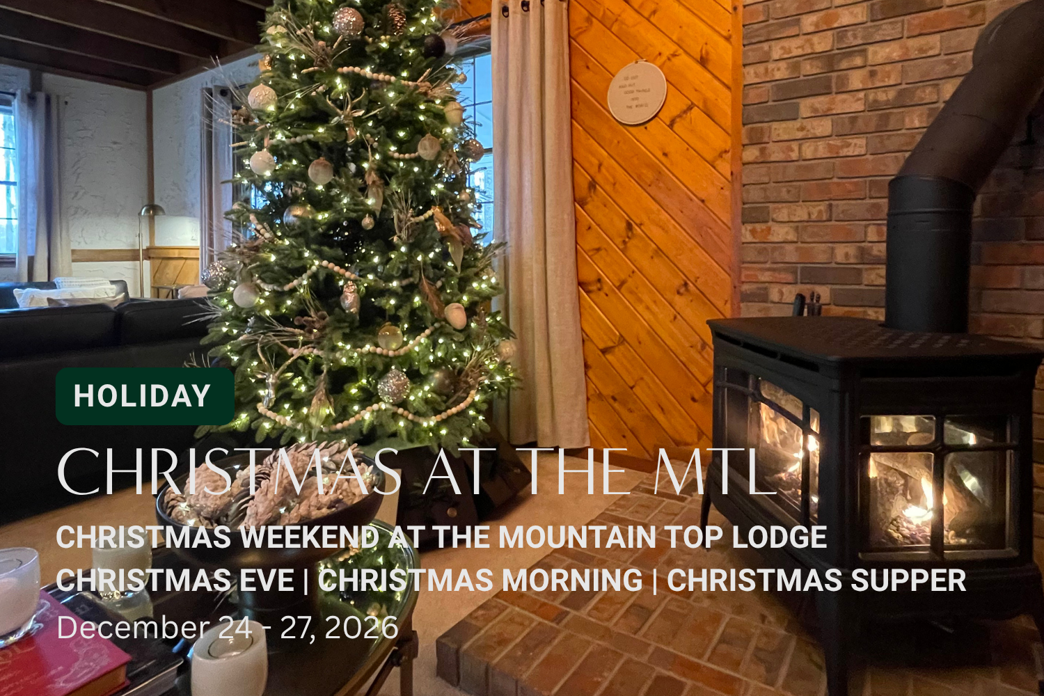 Christmas on The Mountain: Christmas Eve. Christmas Supper. A Little Christmas Magic.