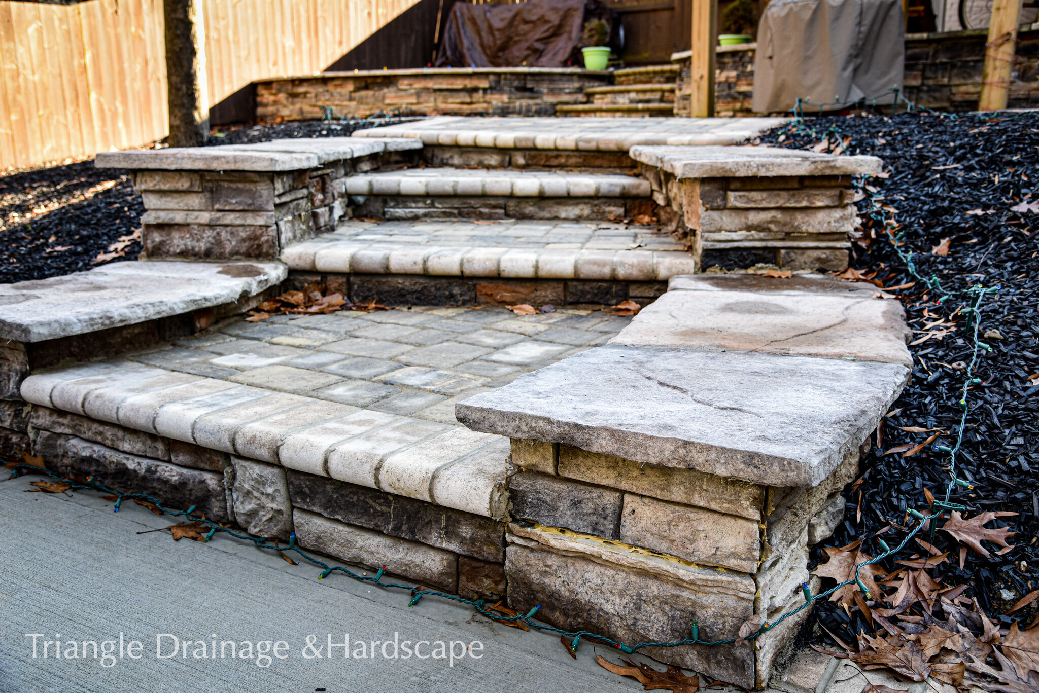 Heritage block stairway
