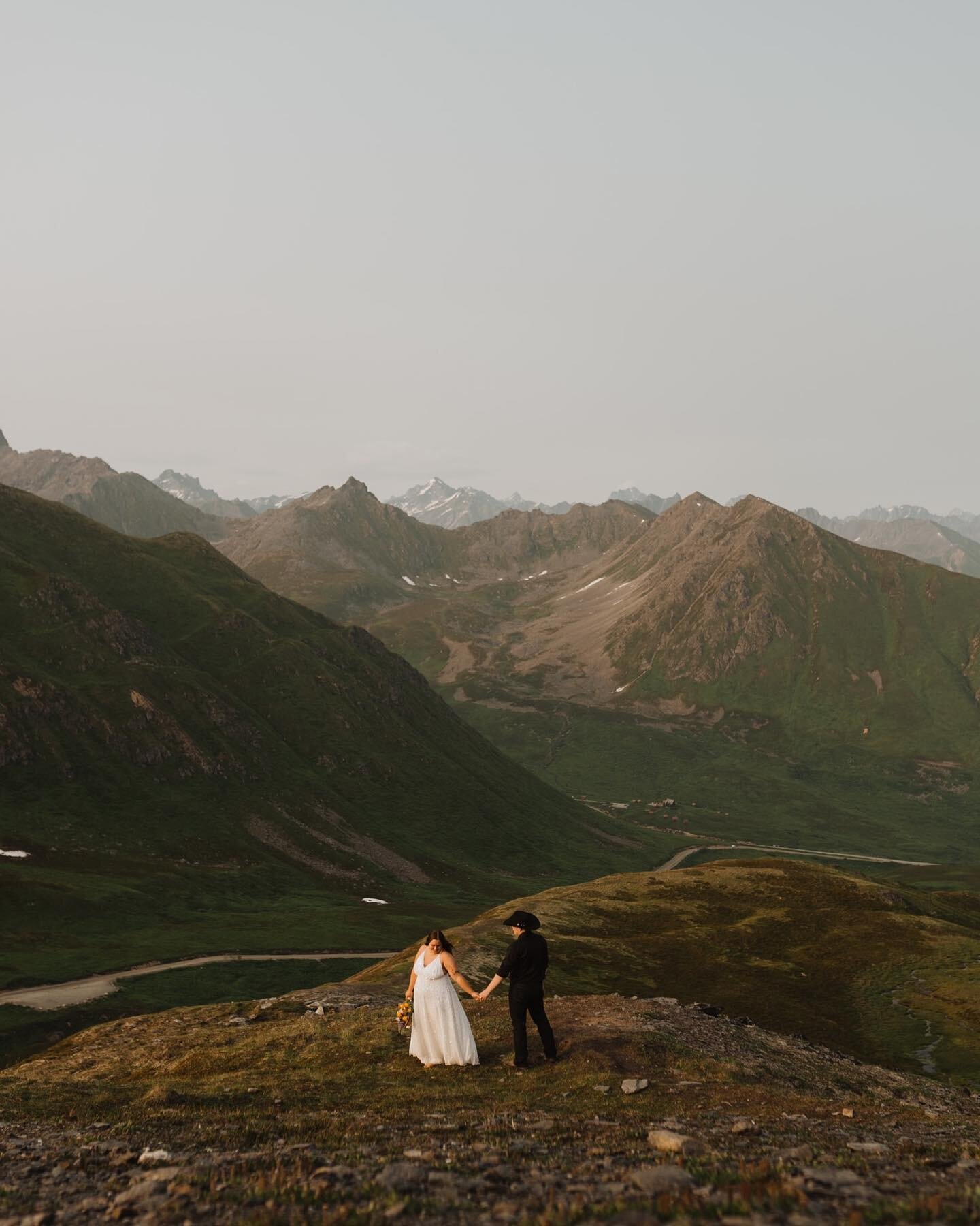 One year later, Megan &amp; Trevor got to have a proper &ldquo;I do&rdquo; in one if their favorite places. 

They happily hiked around in their wedding clothes, walked through streams &amp; said &ldquo;holy crap this is so beautiful&rdquo; way more 